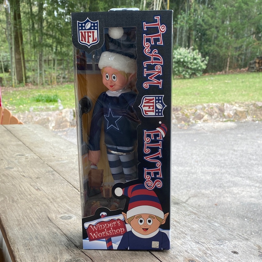 NFL Dallas Cowboy Elf Doll
